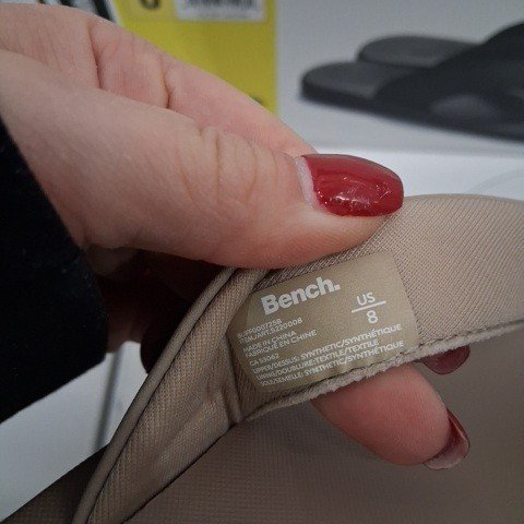 WOMEN'S BENCH COMFORT SANDALS - SIZE 8 - BEIGE (STYLE: 5220007) image 4