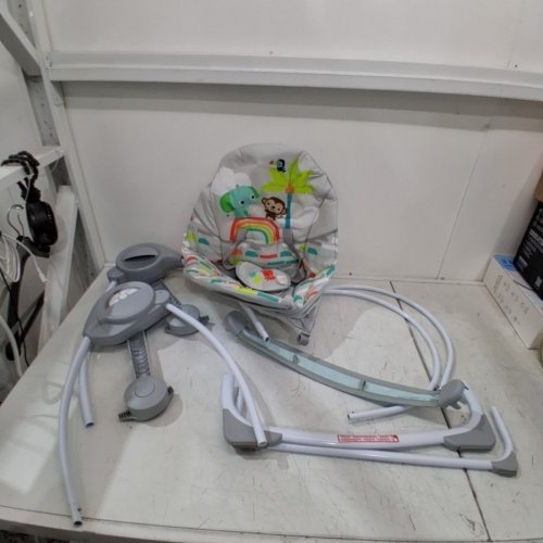 BRIGHT STARTS PLAYFUL PARADISE PORTABLE AUTOMATIC BABY SWING WITH MUSIC image 3