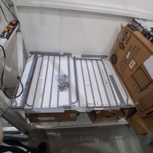 REGALO EASY STEP EXTRA WIDE METAL SAFETY GATE - 30" X 29" - 49" - PLATINUM (MODEL: 1164 EP DS) image 2