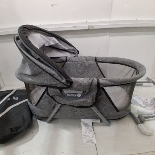 SAFETY 1ST NAP AND GO ROCKING BASSINET WITH TRAVEL BAG - NIGHTFALL HEATHER GREY (MODEL: 10503CFGRA) image 4