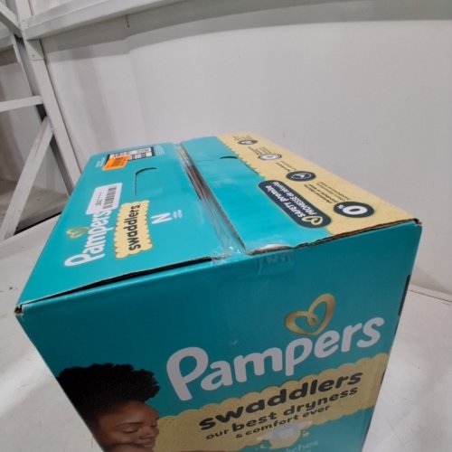 136PK PAMPERS SWADDLERS DIAPERS - NEWBORN SIZE image 3