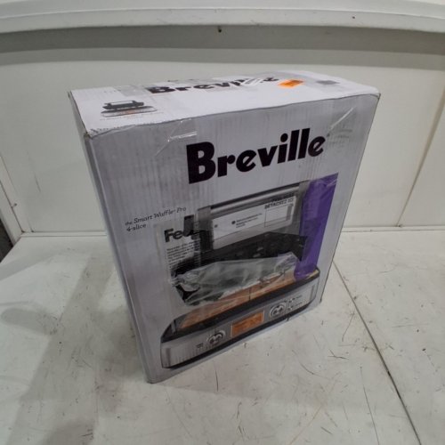 BREVILLE 4 SLICE WAFFLE MAKER - SILVER - (MODEL:BWM640) image 5