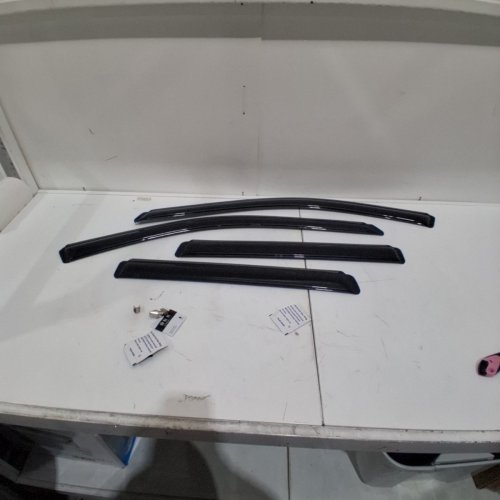 4PC KPY WINDOW VISOR COMPATIBLE WITH VARIOUS 2021-2024 CAR MODELS - DARK TINTED BLACK (MODEL:‎811109) image 2