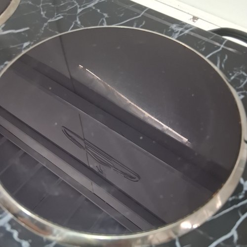 CUSIMAX PORTABLE ELECTRIC INFRARED CERAMIC HOT PLATE - 1800W 7" BURNERS - BLACK MARBLE PATTERN (MODEL: CMIP-C180) image 4