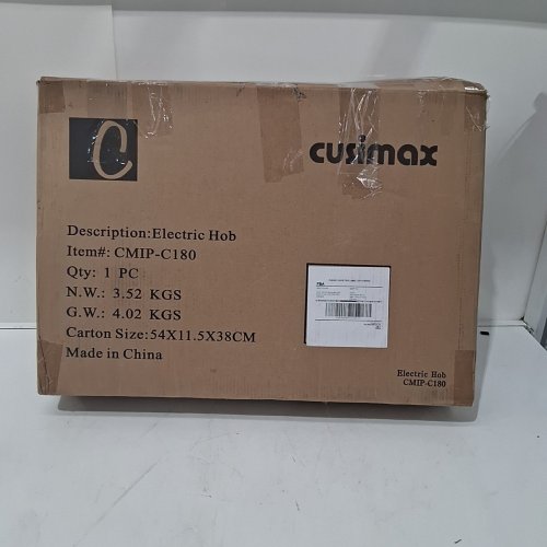 CUSIMAX PORTABLE ELECTRIC INFRARED CERAMIC HOT PLATE - 1800W 7" BURNERS - BLACK MARBLE PATTERN (MODEL: CMIP-C180) image 5