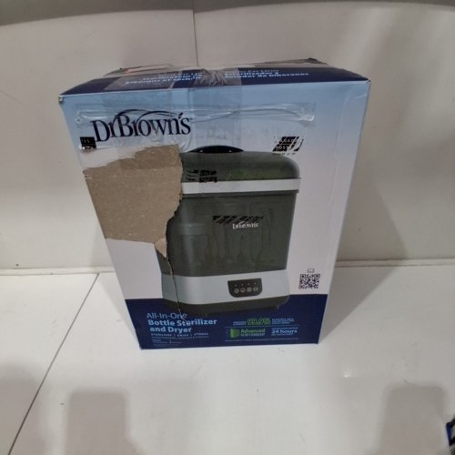 DR. BROWN'S CLEAN STEAM BABY BOTTLE & PACIFIER STERILIZER AND DRYER - WHITE (MODEL: ‎AC177-WEB) image 5