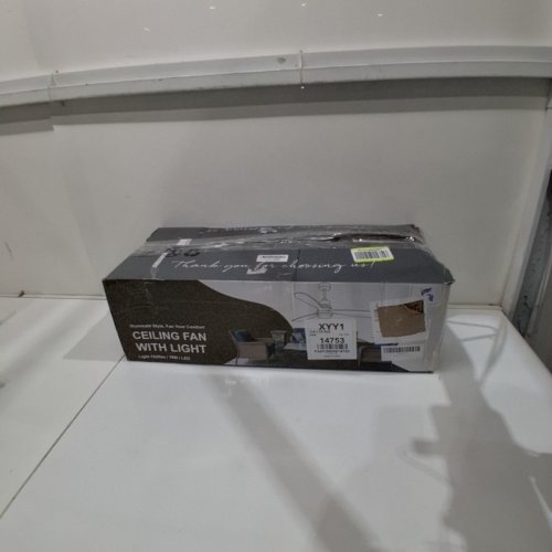 FORROVENCO MODERN DECOR 3 BLADE REMOTE CONTROL CEILING FAN WITH LIGHT - 52" - WALNUT (MODEL: CA-8701-52) image 4