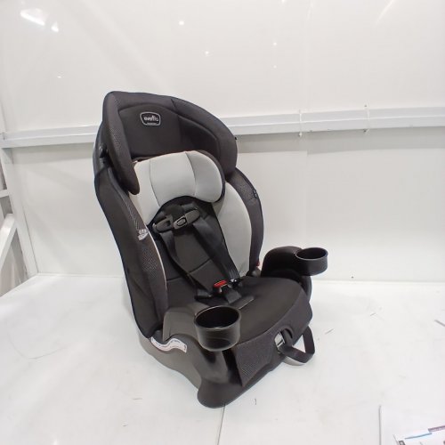 EVENFLO CHASE PLUS 2-IN-1 BOOSTER CAR SEAT FOR KIDS, 5-POINT HARNESS CONVERTS TO HIGH BACK BOOSTER - HURON/BLACK/GREY (MODEL: 30712344C) image 3