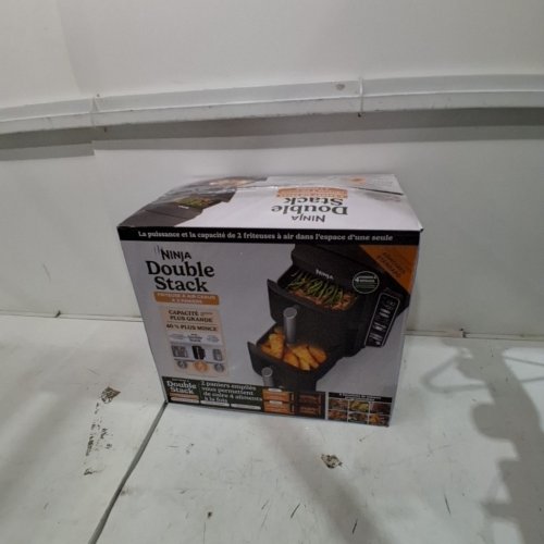 NINJA DOUBLE STACK XL SMART 2-BASKET 6-IN-1 AIR FRYER - 10 QT - BLACK (MODEL: SL401C) image 6
