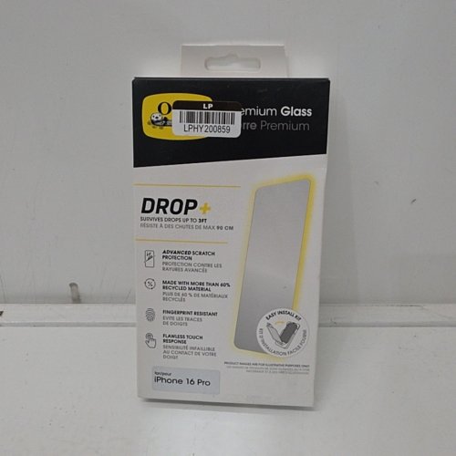 OTTERBOX PREMIUM ANTIMICROBIAL GLASS SCREEN PROTECTOR WITH ANTI-SCRATCH PROTECTION FOR IPHONE 16 PRO image 4