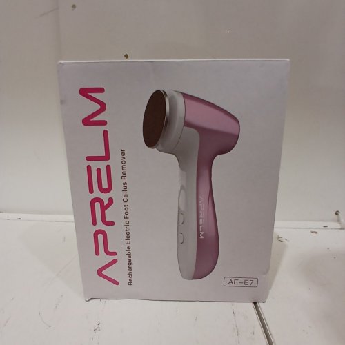 APRELM PROFESSIONAL RECHARGEABLE ELECTRIC FOOT CALLUS REMOVER - 3 SPEED - ELECTRIC FOOT FILE (PINK) - (MODEL: AE-E7) image 5