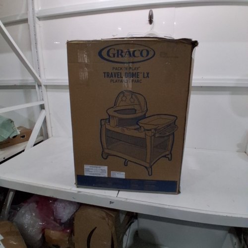 GRACO PACK 'N PLAY TRAVEL DOME LX PLAYARD - 23" X 12.4" X 32.2" - ASHLAND (MODEL: 2165735) image 6