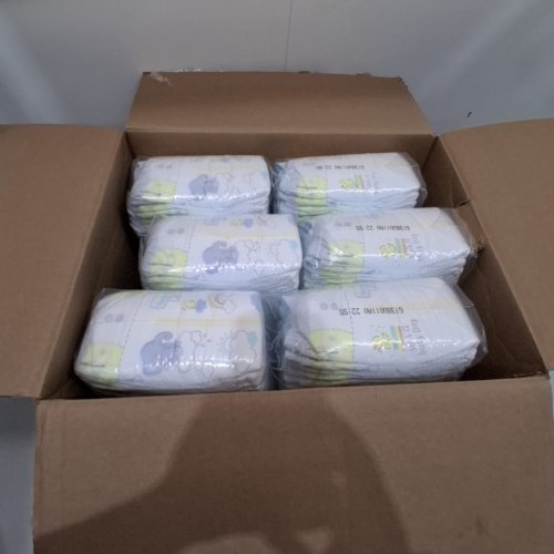 186PK PAMPERS SWADDLERS DISPOSABLE DIAPERS - SIZE 2 image 2
