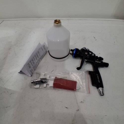 LICAEVEY HVLP AIR PAINT SPRAY TOOL - 600ML - BLACK/BLUE image 2
