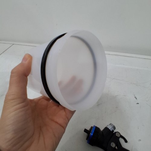 LICAEVEY HVLP AIR PAINT SPRAY TOOL - 600ML - BLACK/BLUE image 3