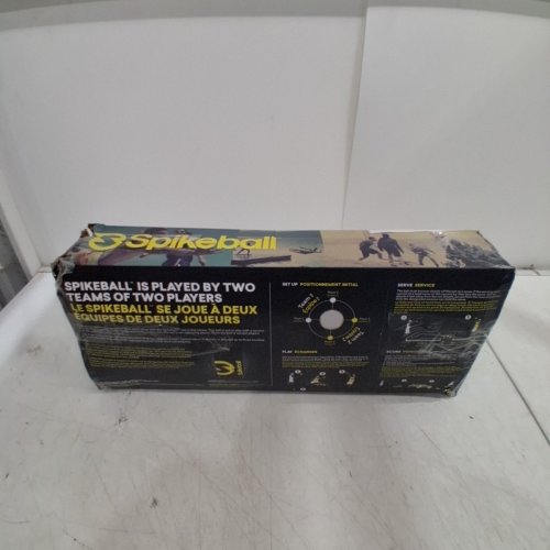 5PC SPIKEBALL ORIGINAL ROUNDNET GAME SET WITH CARY BAG & BALLS - YELLOW/BLACK (MODEL: S-CM-002) image 4