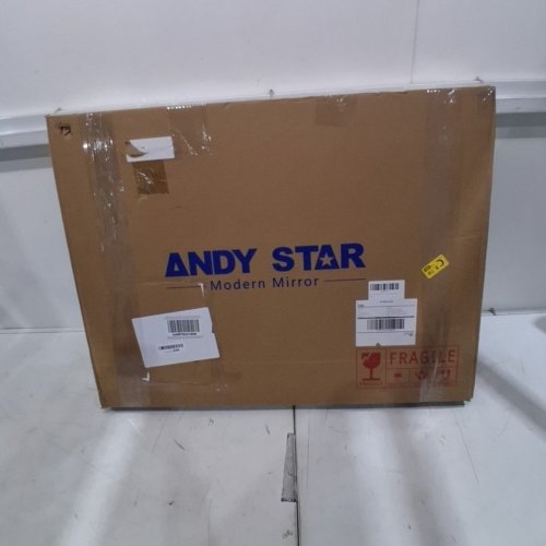 ANDY STAR METAL STAINLESS STEEL FRAME RECTANGUALR WALL MIRROR, 20" X 28" - BLACK (MODEL: T03-S10-R2028B) image 6