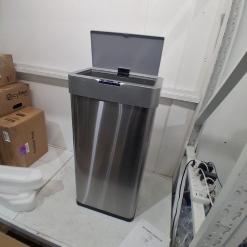 TOUCHLESS AUTOMATIC MOTION SENSOR TRASH CAN - 80L - SILVER (MODEL: LY-38) image 4