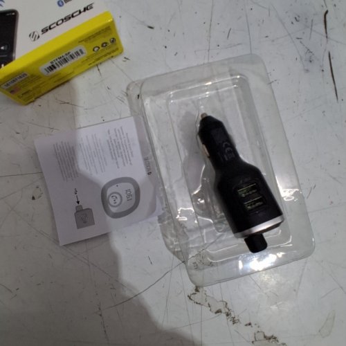 SCOSCHE WIRELESS HANDS-FREE BLUETOOTH TRANSMITTER CAR KIT - BLACK (MODEL: BTFM4-SP) image 3