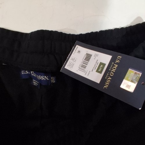 MENS U.S. POLO ASSN. SWEAT SHORTS - EXTRA LARGE - BLACK image 2
