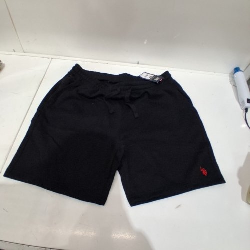 MENS U.S. POLO ASSN. SWEAT SHORTS - EXTRA LARGE - BLACK image 3