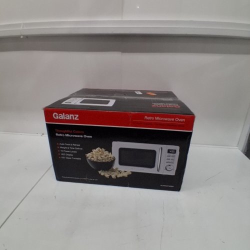 GALANZ RETRO-STYLE DIGITAL MICROWAVE OVEN - 0.7CU FT - BLACK - (MODEL: GLCMKZ07**R07) image 5