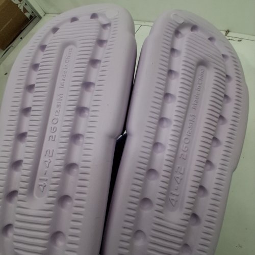 WOMENS MELLOWSOFT DREAM SLIDES - 10.5-11.5 - LILAC image 2