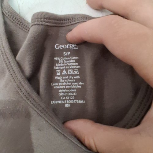 WOMAN'S GEORGE SCOOP NECK TANK TOP - SMALL - BROWN (STYLE: GRF61006LD) image 3