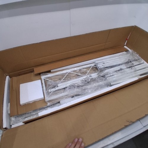 YAHEETECH METAL BED FRAME WITH HEADBOARD, FOOTBOARD - QUEEN - WHITE image 3