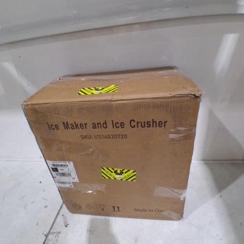 ADVWIN 3-IN-1 ICE MAKER, CRUSHER, AND WATER DISPENSER - 110-120V, 300W - SILVER/BLACK (MODEL: US14030720) image 6