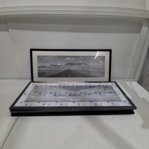 5PK AMERICANFLAT PANORAMIC LANDSCAPE PICTURE FRAME - 12" X 28" - BLACK image 3