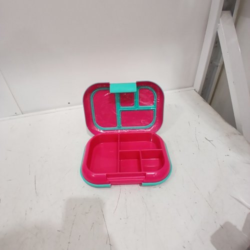 BENTGO KIDS BRIGHTS DURABLE & LEAKPROOF CHILL 5-COMPARTMENT BENTO-STYLE LUNCH BOX - TEAL PINK image 2