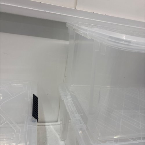 3PK INSTAVIEW DOUBLE LOCKING LID SYSTEM CONTAINER - 45 QT - CLEAR image 5