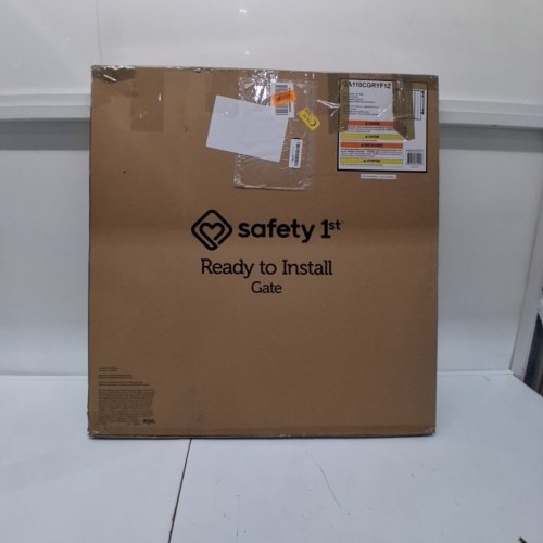 SAFETY 1ST READY TO INSTALL WIDE FULLY-ASSEMBLED BABY GATE - 29" TO 42" X 30" - GREY/DARKGREY (MODEL: GA110CGRYF1Z) image 4