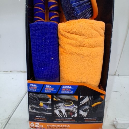 6PC RED STAR PLATINUM CAR WASH KIT - BLUE/ORANGE (MODEL : 2885770) image 3