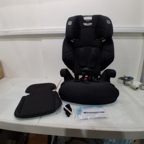 GRACO TRANZITIONS 3-IN-1 HARNESS/HIGHBACK/BACKLESS BOOSTER CAR SEAT - 100LBS MAX/CAP - PROOF/BLACK (MODEL: 2035724) image 3