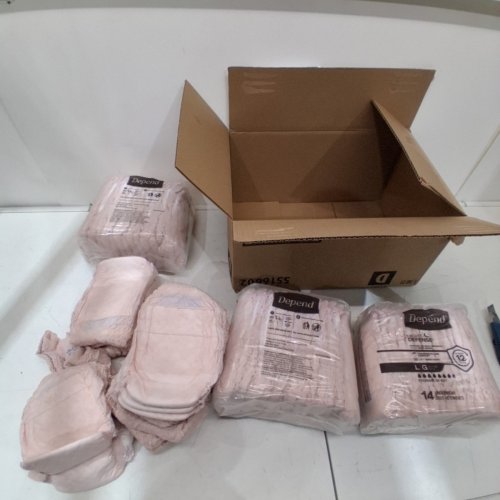 55PK DEPENDS NIGHT DEFENSE INCONTINENCE DISPOSABLE UNDERWEAR FOR WOMEN - OVERNIGHT ABSORBENCY - LARGE (MODEL: 55166) image 2