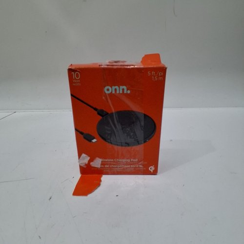 ONN WIRELESS CHARGING PAD CASE FRIENDLY - 10W - 5FT - BLACK (MODEL: WIABLK100139814) image 4