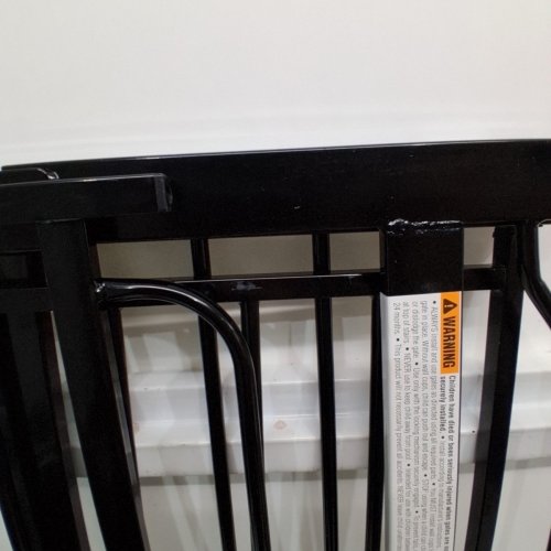 REGALO EASY STEP EXTRA WIDE SAFETY GATE - 29 - 49" X 30" - BLACK (MODEL: 1164 EB DS) image 3