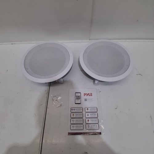 2PC PYLE IN-WALL CEILING SPEAKERS - 8" / 250W - WHITE (MODEL: PDIC8RD) image 5