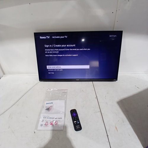 PHILIPS 7600 SERIES FULL HD QLED ROKU TV - 32" - BLACK - (MODEL: 32PQF7676/F6) image 2