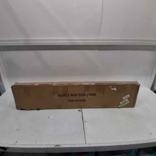 DOUBLE-SIDED PEDESTAL POSTER SIGN STAND - 80" - BLACK image 4
