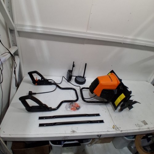LAWNMASTER ELECTRIC TILLER - 12-AMP - 16” BLADE - ORANGE/BLACK (MODEL: TE1216M) image 3