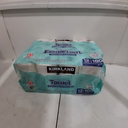 12PK PAPER TOWEL ROLLES - 2-PLY - WHITE (MODEL: 580517) image 2