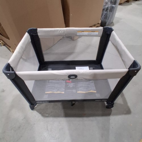 GRACO PACK N' PLAY PORTABLE FOLDABLE PLAYARD - GREY/BLACK (MODEL: 2084226) image 4