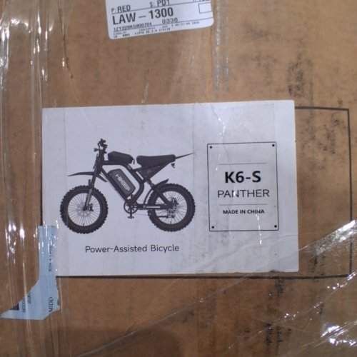 HIKEEP ELECTRIC FAT TIRE DIRT BIKE MOTERCYCLE BICYCLE - 3000W - 52 V - 40 AH - 20" - BLACK (MODEL: ‎K6-S-002) image 3