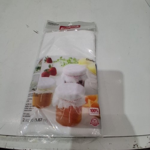 GOODCOOK COTTON CHEESECLOTH - 2 SQ. YD - WHITE image 2