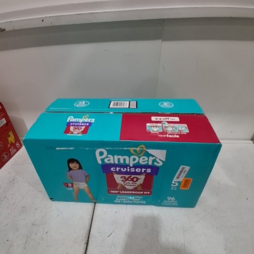 96PK PAMPERS PULL ON CRUISERS 360° 100% LEAKPROOF FIT DISPOSABLE BABY DIAPERS - SIZE 5 (27LBS+) image 2