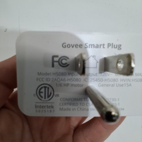 2PK GOVEE SMART WIFI PLUG - WHITE (MODEL: H5080) image 3