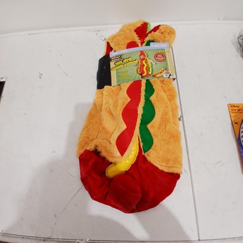 BABY HOT DOG COSTUME - 0-6 MONTHS - RED, YELLOW AND GREEN image 3